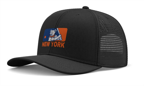 Grateful Dead - New York Mets Dancing Bear Logo Grateful Dead Trucker Cap - StealieShop